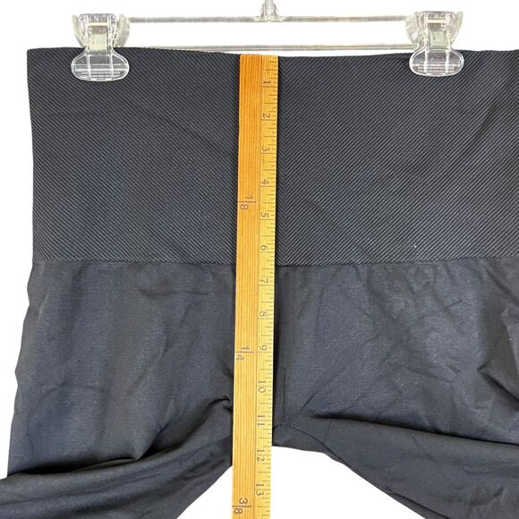 SPANX Assets Leggings Womens Plus Sz 1X Black Ponte Shaping Shapewear Pull On - Picture 8 of 10